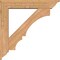 Ekena Millwork Balboa Traditional Smooth Bracket w/ Offset Brace, Western Red Cedar, 7 1/2"W x 40"D x 40"H BKT0806X40X40BOA01SWR - alternate 3